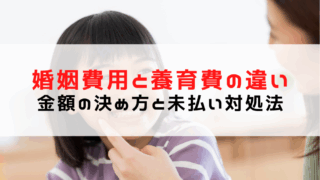 婚姻費用と養育費の違いとは？どちらが得？金額の決め方から未払...