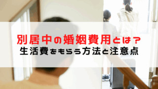 別居中の婚姻費用とは？生活費をもらう方法と注意点まとめ
